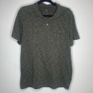 Rock & Republic Green The Iconic Polo Shirt Sz Medium
